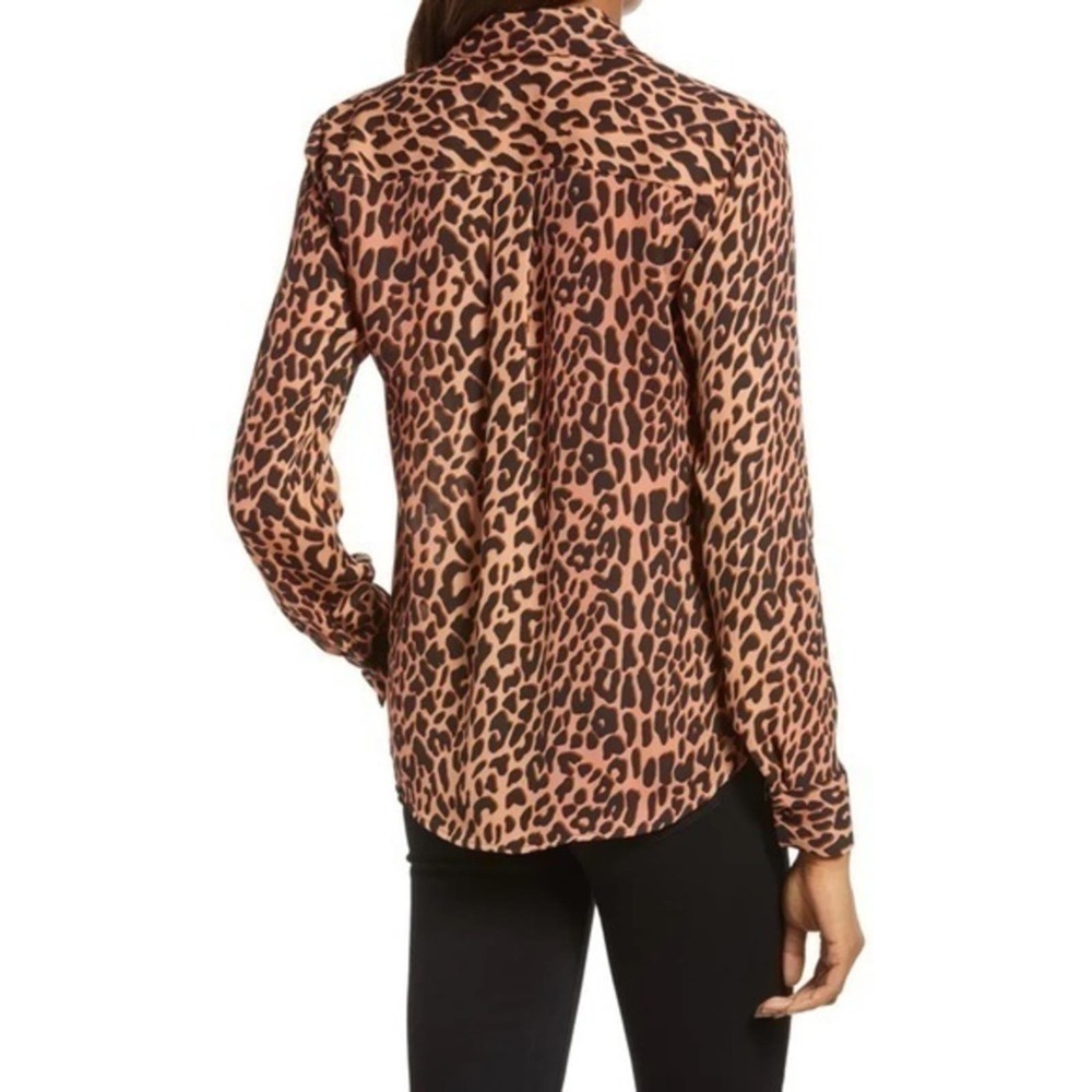 Scotch & Soda Starwatcher Leopard Animal Print Button Up Shirt Size S NWT - Picture 2 of 8